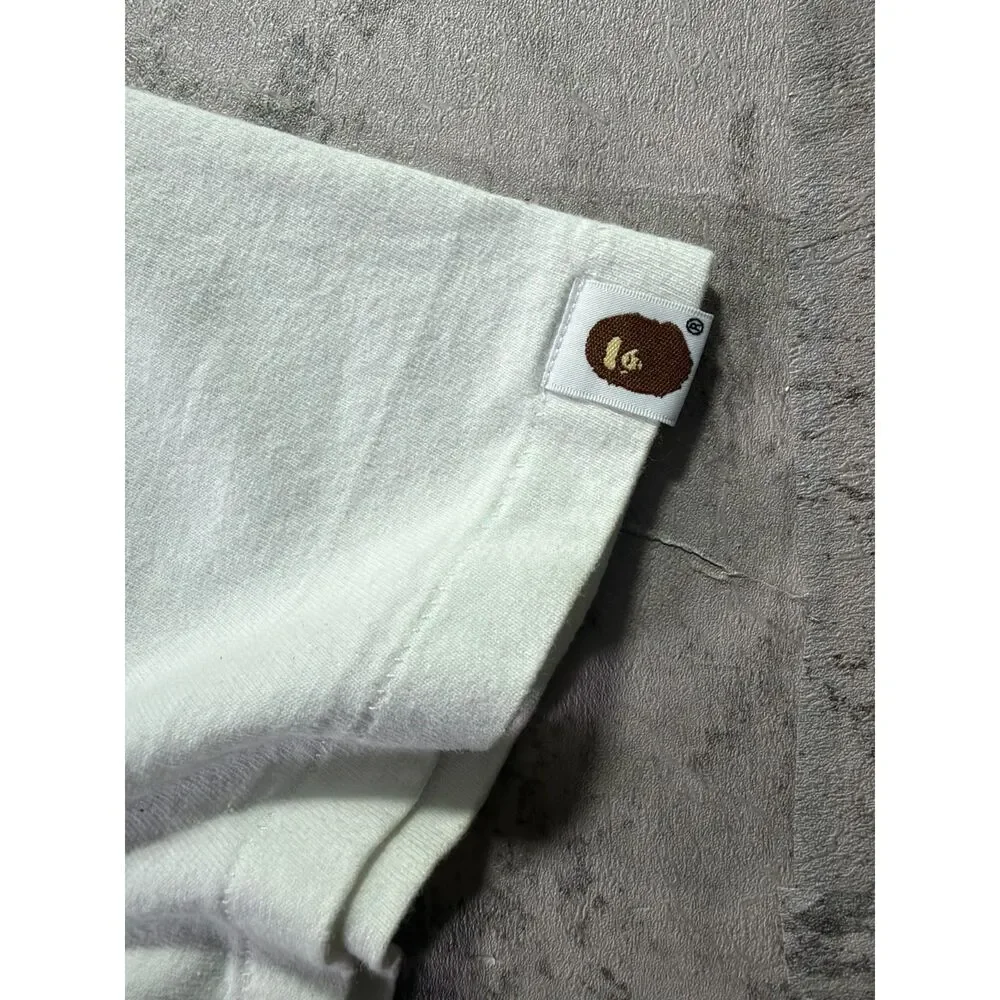 BAPE Space Camo Side Big Ape Head Tee White XL